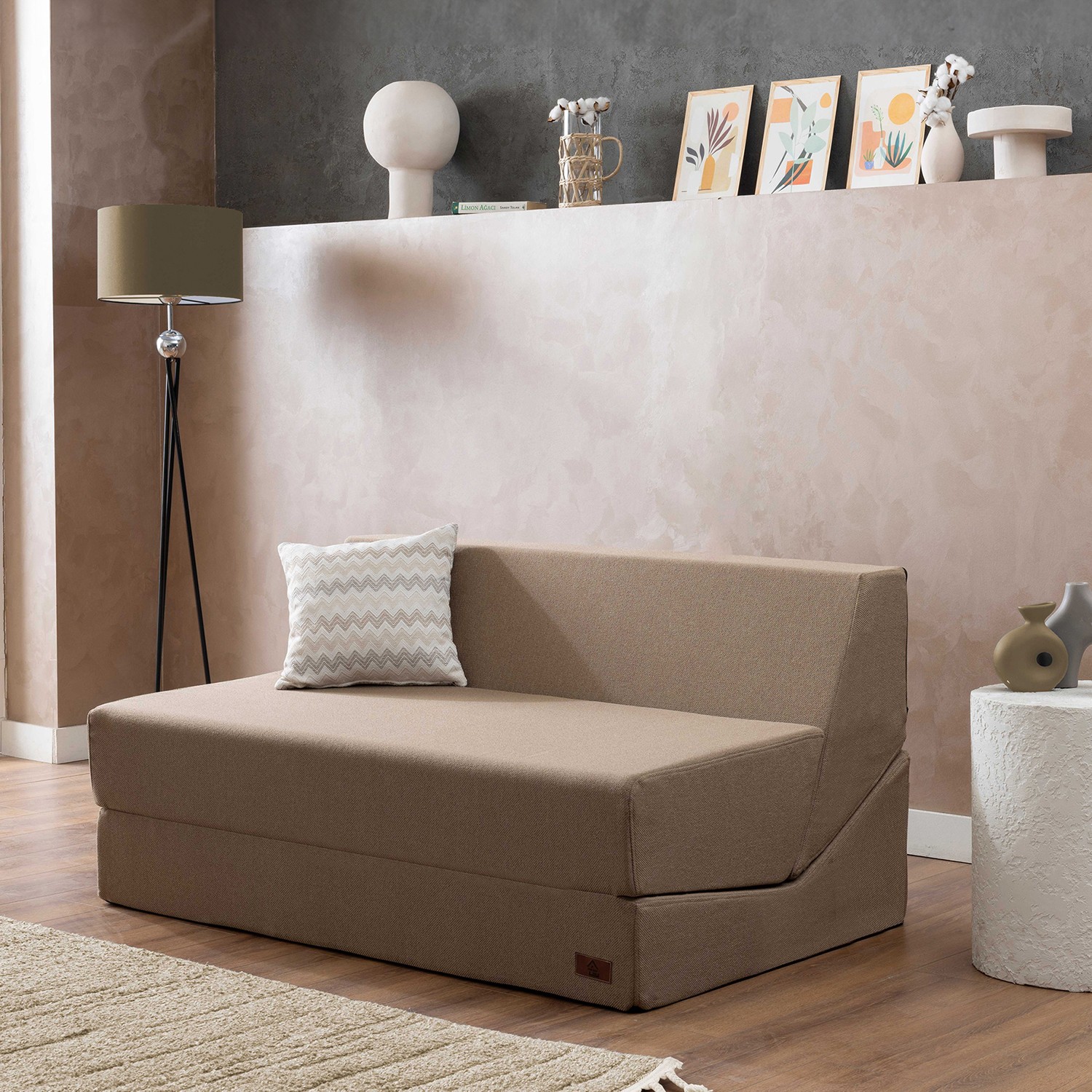 110000834029443.jpg Argimo Karina Çift Kişilik Katlanır Tv & Playstation & Oyun Koltuğu 140 cm - Görsel 1