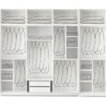 GuneyStore Ücretsiz Montaj  - % 100 MDF Sport 8 Kapaklı Yüklüklü Gardırop - MDF Dolap - Elbise Dolabı - Görsel 3