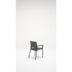 Mobetto Rattan Lüx 80X80 Bahçe&balkon&teras Masa Seti - Antrasit - Görsel 7