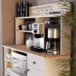 EVDEMO Barista Kahve Köşesi Çok Amaçlı Dolap Atlantik Çam - Görsel 4