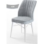 Nef Serisi 70X114 Açılabilir Mdf Mutfak Masa Takımı Beyaz Masa ve 4 Sandalye - Görsel 5