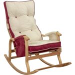 Özmob Relax  Lüx  Ahşap Çift Minderli Çift Cepli Sallanan Sandalye Çift Taraflı Sallanan Koltuk Tv Koltuğu - Görsel 2