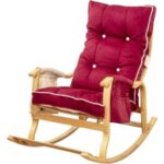 Özmob Relax  Lüx  Ahşap Çift Minderli Çift Cepli Sallanan Sandalye Çift Taraflı Sallanan Koltuk Tv Koltuğu - Görsel 3