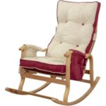 Özmob Relax  Lüx  Ahşap Çift Minderli Çift Cepli Sallanan Sandalye Çift Taraflı Sallanan Koltuk Tv Koltuğu - Görsel 4