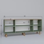 Midoser Bohem Serisi Natura Konsol - Yeşil - Görsel 4