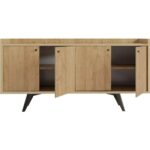 Lizbon Konsol Safir Meşe - Görsel 3