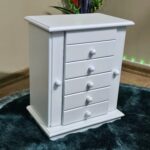 Tekir Store Aynalı 5 Çekmeceli 9 Bölmeli Takı Makyaj Dolabı - Görsel 2