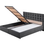 Venedik Ikili Set Çift Kişilik Baza Başlık - Antrasit - Görsel 4