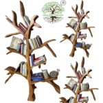 Ağaç Kök Tasarım Kitaplık - Görsel 4