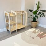 Zoziva Montessori Gardırop, Çocuk Odası Giysi Askılığı - Naturel - Görsel 3