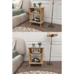 ÇMD Çakır Mobilya Dekorasyon LİNDE Komodin: Mdf Ahşap Zarif ve İşlevsel Tasarım Yatak Odası - Genç Odası - Başucu - Karyola yan sehpa - otel -hotel - pansiyon - Görsel 5