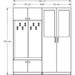 Asra Trend Vestiyer ve Portmanto V-02 180 cm - Görsel 4