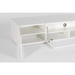 Sonorous Studio Serisi Sta 200 Cam Kaplama Televizyon Sehpası 200 cm Tv Sehpası Tekerlekli - Görsel 6