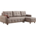 Velura Home & Living Orion Köşe Koltuk Takımı & L Koltuk (Sandıklı & Yataklı) Krem & Köşe Takımı