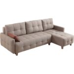 Velura Home & Living Orion Köşe Koltuk Takımı & L Koltuk (Sandıklı & Yataklı) Krem & Köşe Takımı - Görsel 3