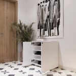 Eco Room Arina 2 Kapaklı 5 Raflı Ayakkabı Dolabı - Beyaz - Görsel 9