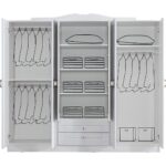 Setay Mdf Yüzey Gardırop, Country West 6 Kapaklı Dolap - Görsel 3