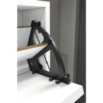 Barin Design 3 Raflı Ayakkabılık Düşer Kapak Kayar Kapak Vestiyer Portmanto Katlı Bölmeli Kapı Önü Modern - Görsel 4