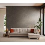 Velura Home & Living Rivaldu Köşe Takımı & Mekanizmalı Köşe Koltuk - Krem Keten Kumaş - Görsel 2