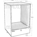 Mobben Ankastre Fırın Setüstü Ocak Dolabı Modül Üstü Kapalı Ayaklı Fırın Dolap - Görsel 4