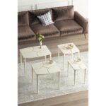 Canisa Concept Lyon Serisi , 4lü Zigon Sehpa Takımı , Üst Kalite 1.sınıf Mdf - Görsel 3