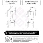 Canisa Concept Lyon Serisi , 4lü Zigon Sehpa Takımı , Üst Kalite 1.sınıf Mdf - Görsel 4