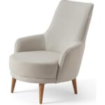 Rebul Keten Berjer Krem Tekli Koltuk - Görsel 3