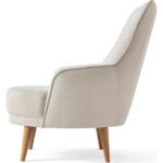 Rebul Keten Berjer Krem Tekli Koltuk - Görsel 4