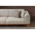 Edsy Home Rebul 3'lü Koltuk Krem - Görsel 3