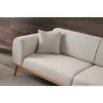 Edsy Home Rebul 3'lü Koltuk Krem - Görsel 4