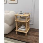 Castagno Komodin MDF ve Ahşap Zarif  İşlevsel Minimalist Tasarım Yatak Odası - Genç Odası - Başucu - Karyola yan sehpa  - otel -hotel - pansiyon