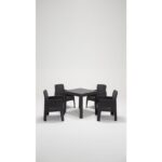 ModaLife Apex Mindersiz Bahçe&balkon&teras Mobilyası - Antrasit - Görsel 2