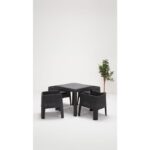 ModaLife Apex Mindersiz Bahçe&balkon&teras Mobilyası - Antrasit - Görsel 3