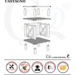 Castagno Komodin MDF ve Ahşap Zarif  İşlevsel Minimalist Tasarım Yatak Odası - Genç Odası - Başucu - Karyola yan sehpa  - otel -hotel - pansiyon - Görsel 5