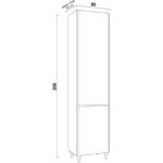 Dewoody Kombi Dolabı 208 cm  Boy Dolabı Kombi - Görsel 4