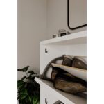 Dewoody Düşer Kapak Ayakkabılık 3 Bölmeli Ayakkabılık Duvara Montajlanabilir - Görsel 4