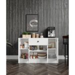 Cabinse 4 Kapaklı 1 Çekmeceli Çok Amaçlı Dolap -Kahve Köşesi - Soft Beyaz |  Mdf | Kolay Kurulum Animasyonu - Mutfak - Görsel 3