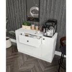 Cabinse 4 Kapaklı 1 Çekmeceli Çok Amaçlı Dolap -Kahve Köşesi - Soft Beyaz |  Mdf | Kolay Kurulum Animasyonu - Mutfak - Görsel 4