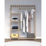 Ahşap Gardırop, Masif Ahşap Dolap, Açık Dolap (110X40X150) - Görsel 2