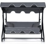 Olea 3 Kişilik Yatarlı Salıncak Teras Balkon Bahçe Salıncağı