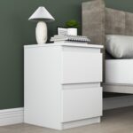 Rani BD109 Komodin Yatak Odası 2 Çekmeceli Komodin Beyaz