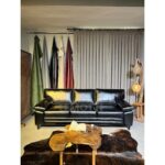 Limon Koltuk Hakiki Deri Modern Koltuk ( Cozy Siyah ) - Görsel 3