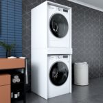 Rani KD113 Çamaşır ve Kurutma Makinesi Dolabı Çekmeceli Banyo Dolabı Beyaz - Görsel 5