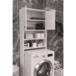 Dekorfim Rio Çamaşır Makinesi Üstü Düzenleyici Dolap - Görsel 3