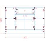 Cabinse 4 Kapaklı 1 Çekmeceli Çok Amaçlı Dolap -Kahve Köşesi - Soft Beyaz |  Mdf | Kolay Kurulum Animasyonu - Mutfak - Görsel 6