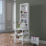 Rani BJ147 Makyaj Masası Açık Raflı Takı Düzenleyici Beyaz