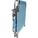 Ecm Proger Sırt Ayarlanabilir Katlanabilir Kademeli Yastıklı Lüks Şezlong-Açık Mavi - Görsel 3