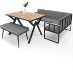 Wood House Polen Mutfak Köşe Takımı Minderli - Görsel 2