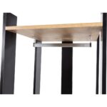 Özel Yapım Vest Organizer, Elbise Askılığı, Giyinme Dolabı, Kapaksız Eşya Dolabı, Modern, Şık (Siyah-Safirmeşe) - Görsel 3