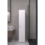 Decomob Nivora  Tek Kapaklı Çok Amaçlı Dolap -Beyaz